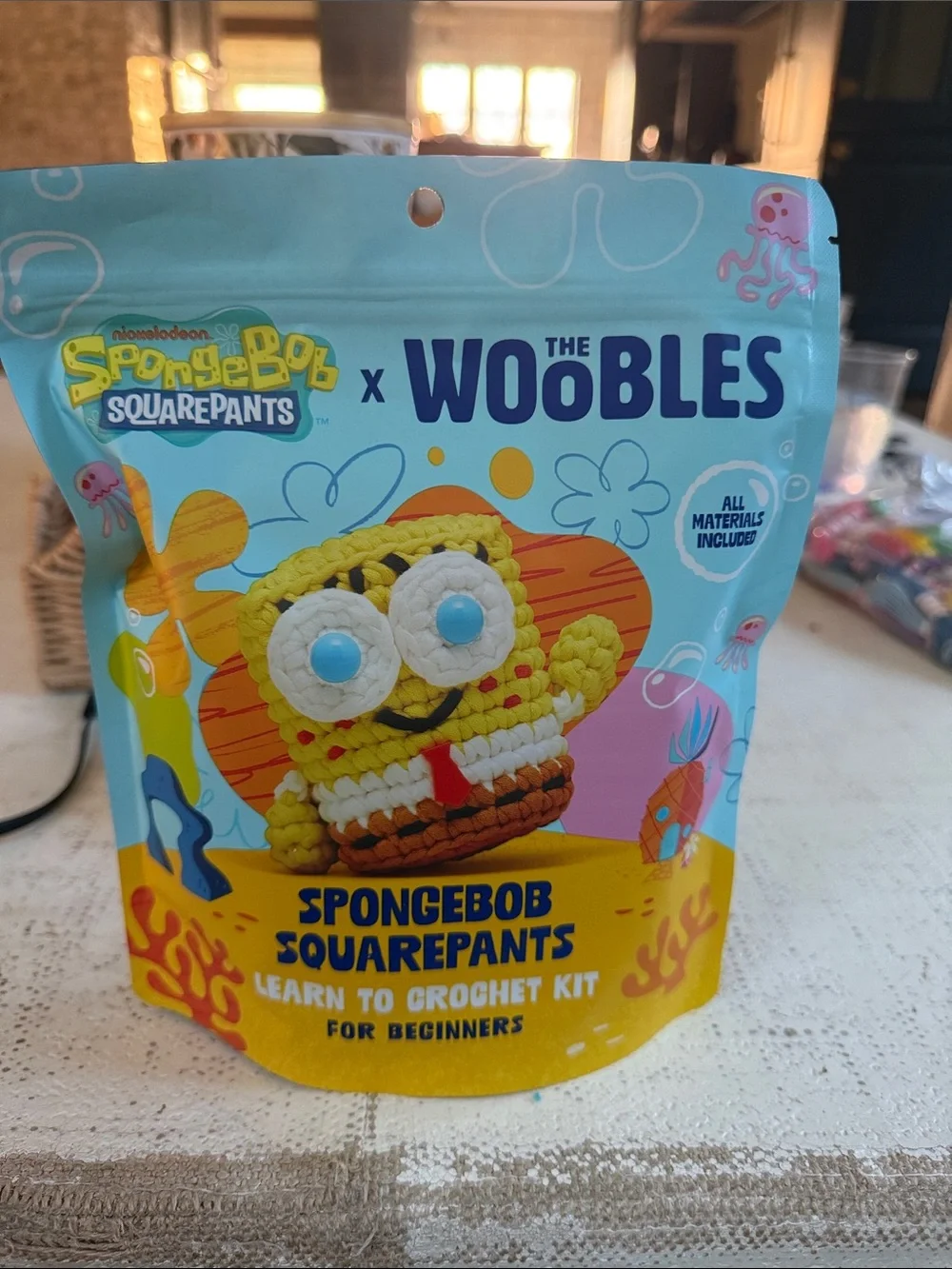 SpongeBob SquarePants Crochet Kit - Yellow -
